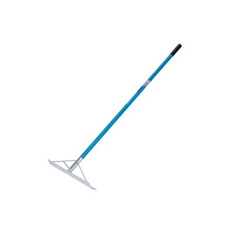 Ox Tools Pro Aluminum Concrete Rake - With Hook | 20" x 4" / 495mm x 102mm OX-P016303
